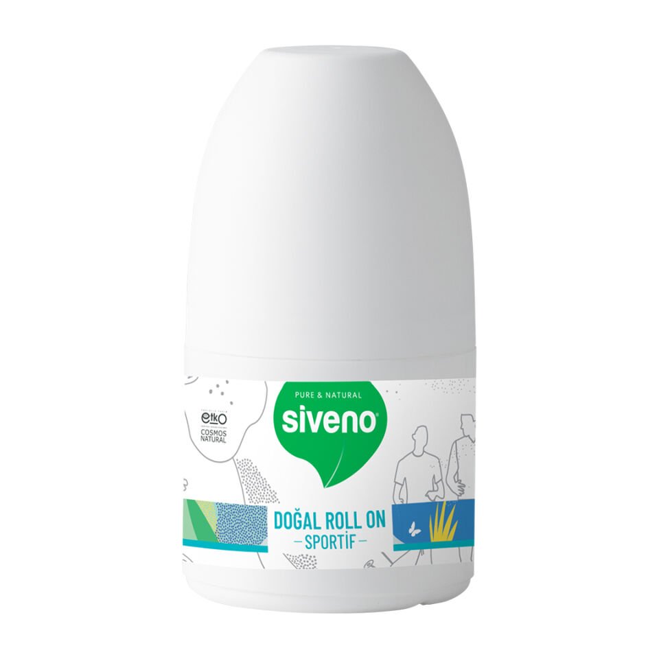 Siveno Doğal Roll-On Deodorant Sportive 50 ml