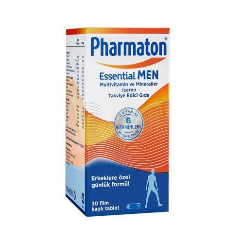 Pharmaton Essential Men Multivitamin Ve Mineraller Içeren Takviye Edici Gıda 30 Kapsül