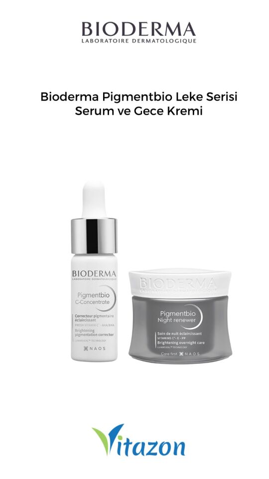Bioderma Pigmentbio Leke Serisi Gece Kremi + Serum