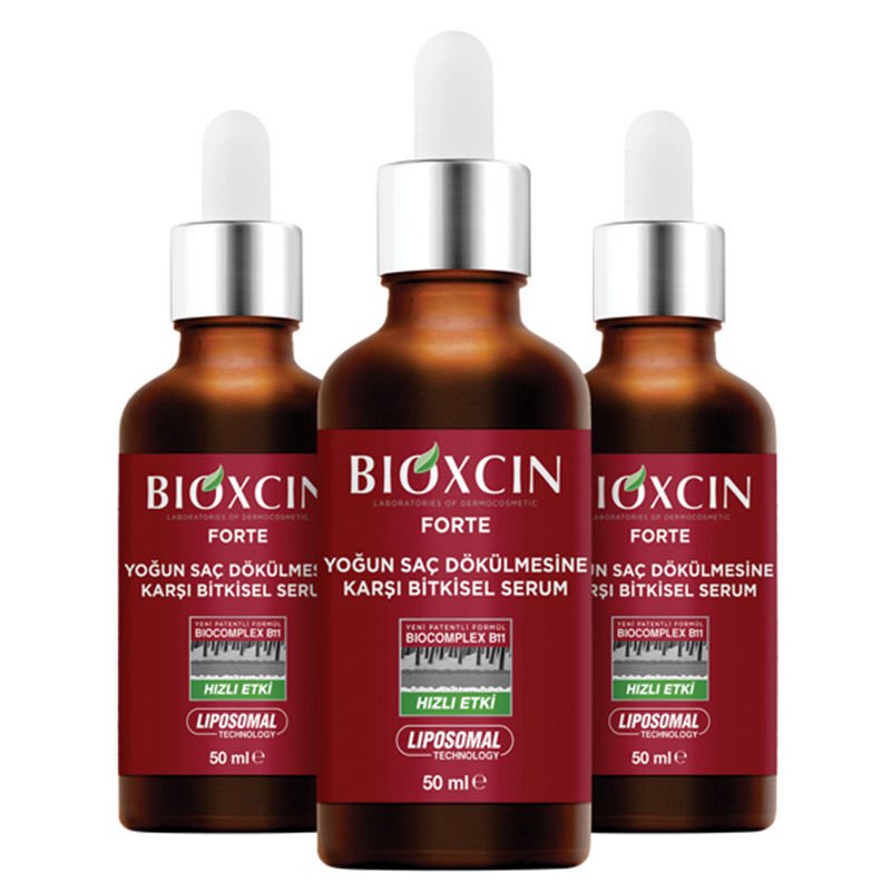 Bioxcin Forte Saç Bakım Serumu 50 ml 3'lü