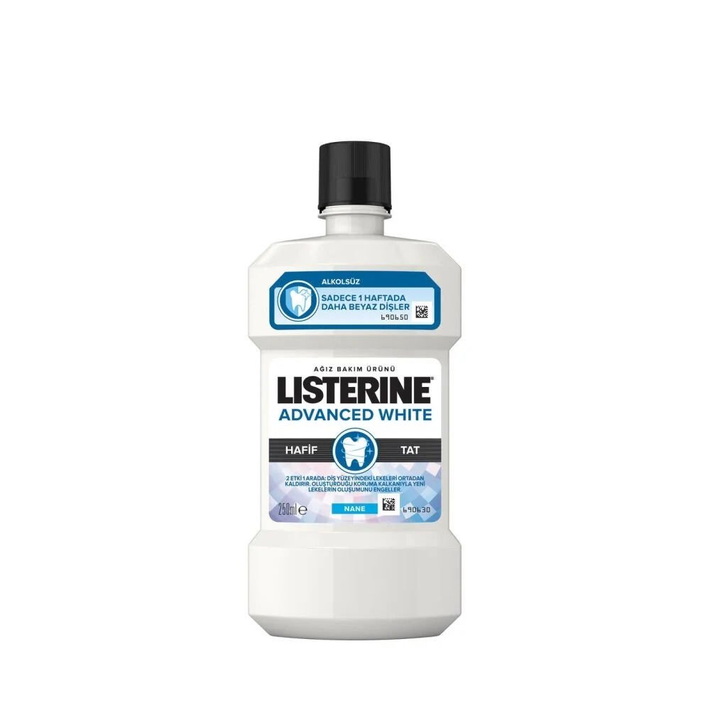 Listerine Advanced White Hafif Tat 250 ml