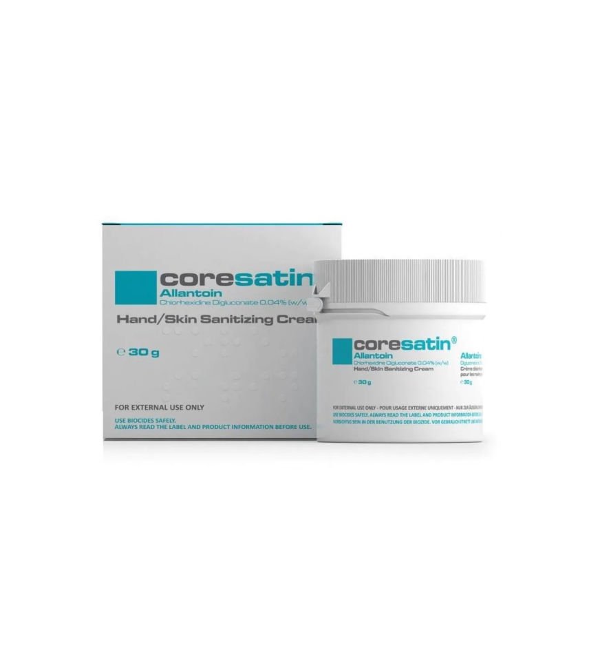 Coresatin Hand/Skin Sanitizing Cream 30 ml - Allantoin Mavi