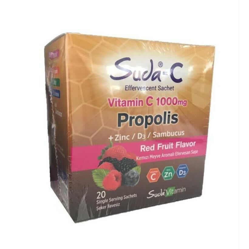 Suda Vitamin Suda-C 1000 Mg Propolis 20 Saşe
