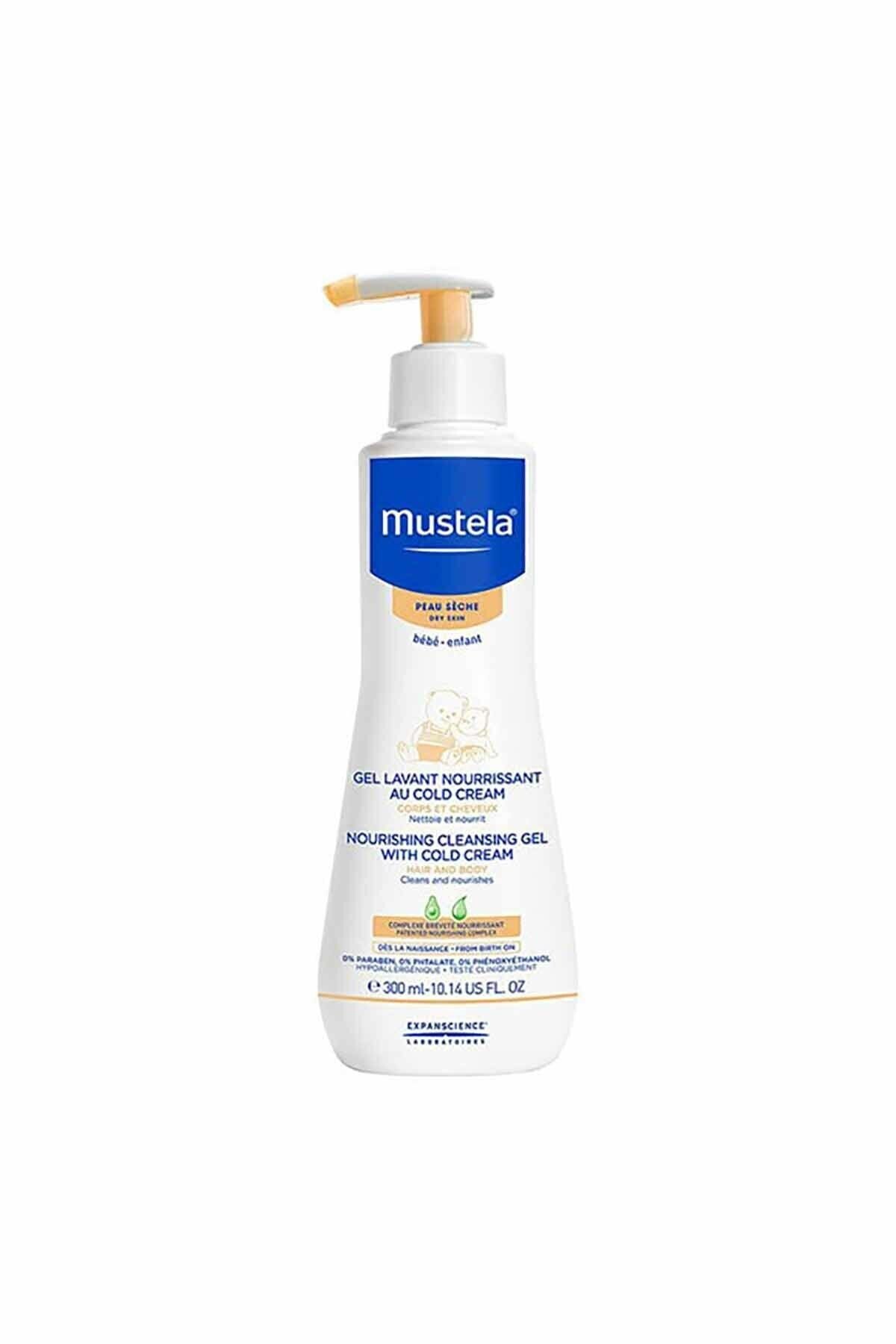 Mustela Cold Cream İçeren Besleyici Temizleme Jeli