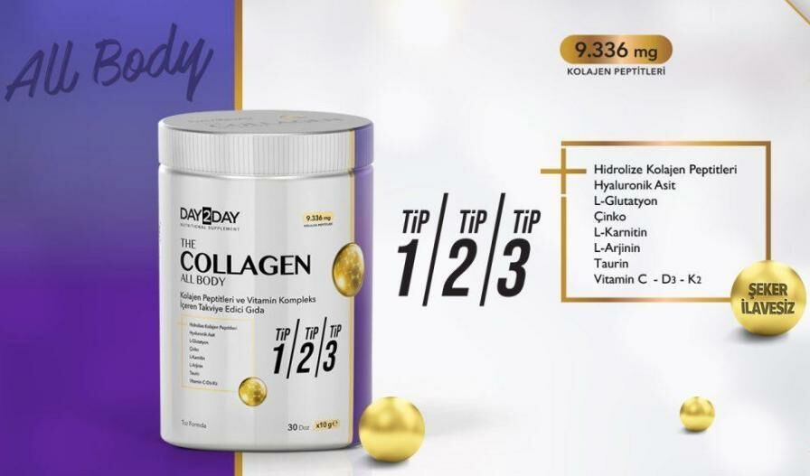 Day2Day The Collagen All Body Takviye Edici Gıda 30x10gr