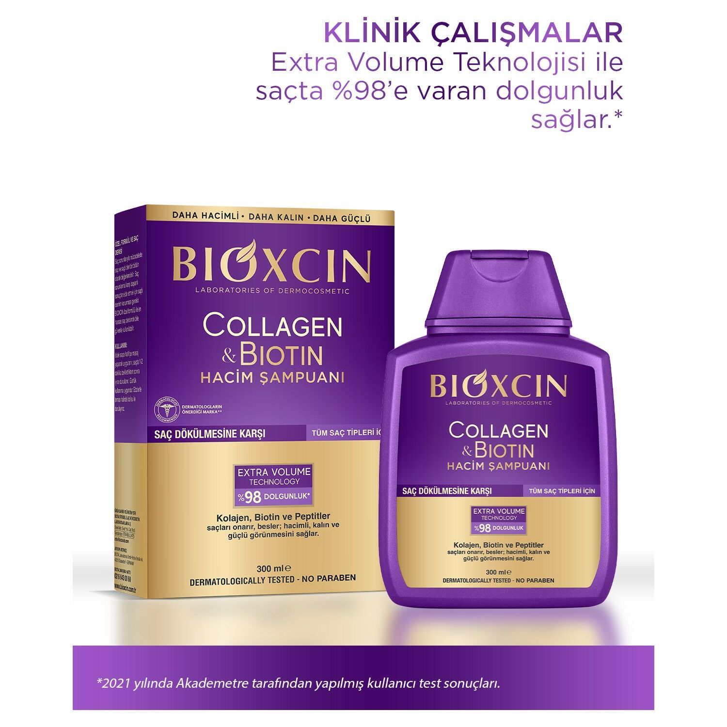 Bioxcin Collagen Biotin Hacim Şampuanı 300 ml