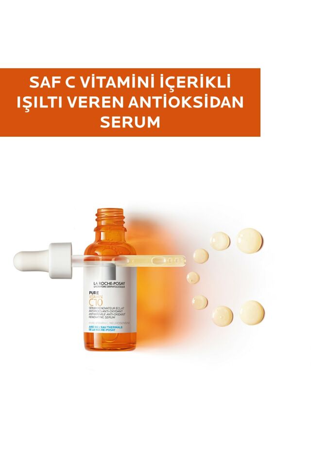 La Roche Posay Saf C Vitamini Işıltı Veren Antioksidan Serum 30 ml