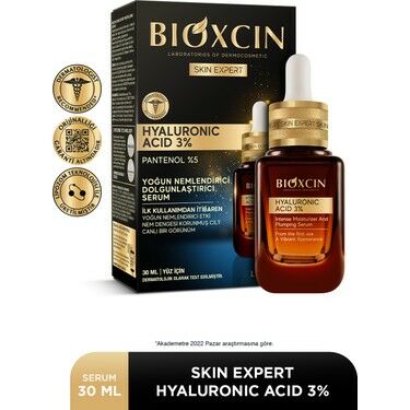 Bioxcin Hyaluronic Acid %3 Yoğun Nemlendirici Dolgunlaştırıcı Serum 30 ml