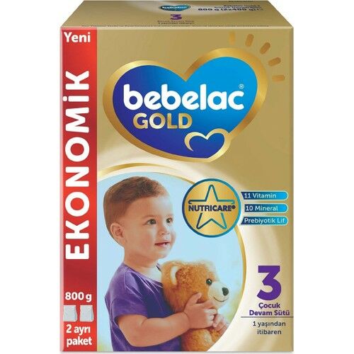 Bebelac Gold 3 Çocuk Devam Sütü 800 G 1 Yaş+