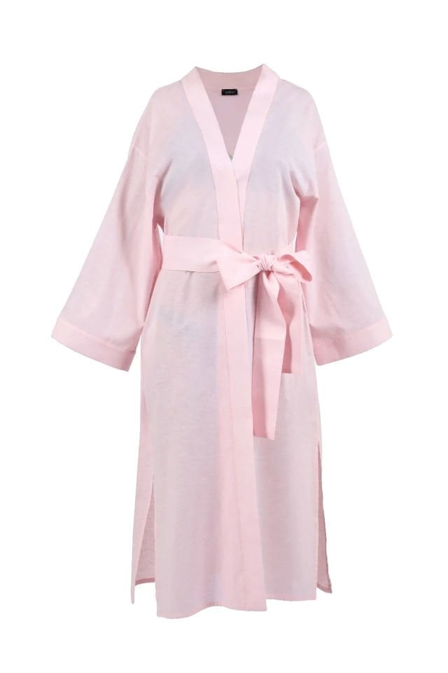 Swan Linen Kimono