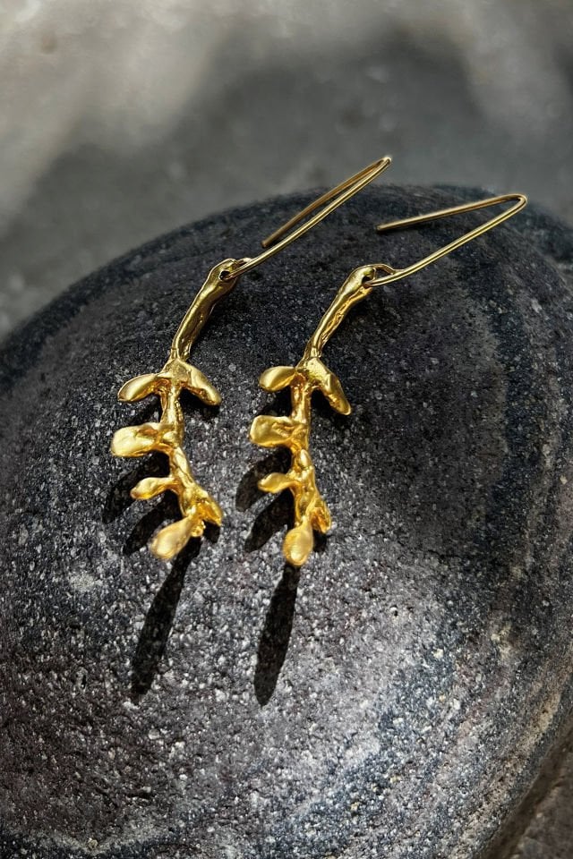 Branch Earring in Gold
