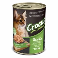 Crocus Yav. Kedi Tavuklu Yaş Mama 400g