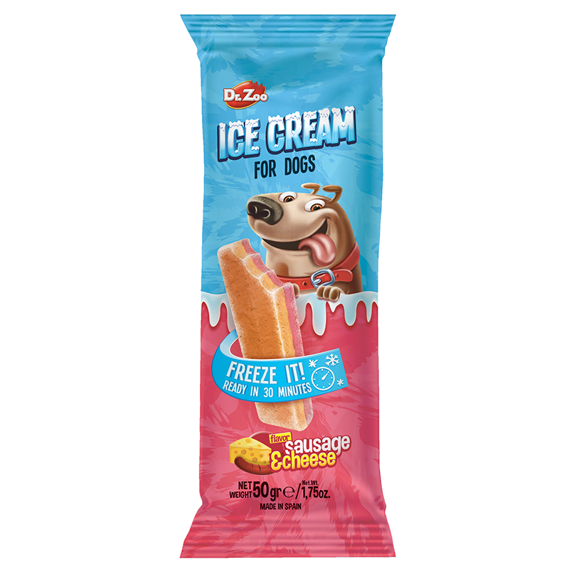 Dr.zoo Helado Sosis-peynirli Köpek Dondurma 50gr