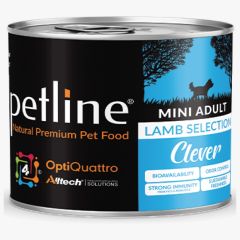 Petline Super Premium Mini Irk Yetişkin Köpek Konservesi Kuzu etli Jelly 200 Gr (Clever)
