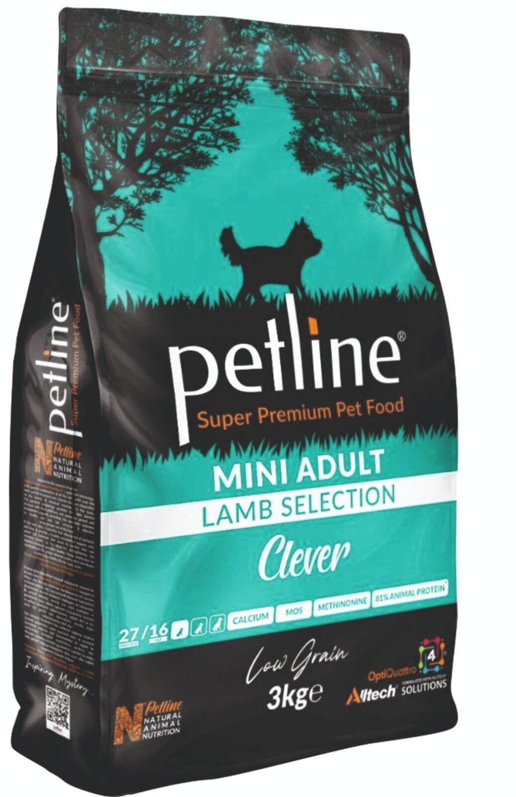 Petline Super Premium Yetişkin Köpek Maması Mini Irk Kuzu Etli 3 Kg  (Clever)