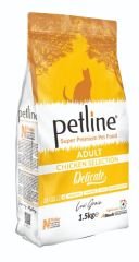 Petline Super Premium Yetişkin Kedi Maması Tavuklu 1.5 Kg  (Delicate)