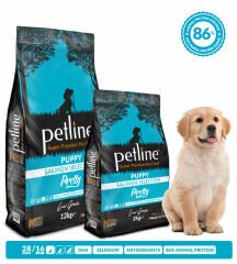 Petline Super Premium Yavru Köpek Maması Somon Balıklı 12 Kg (Pretty)