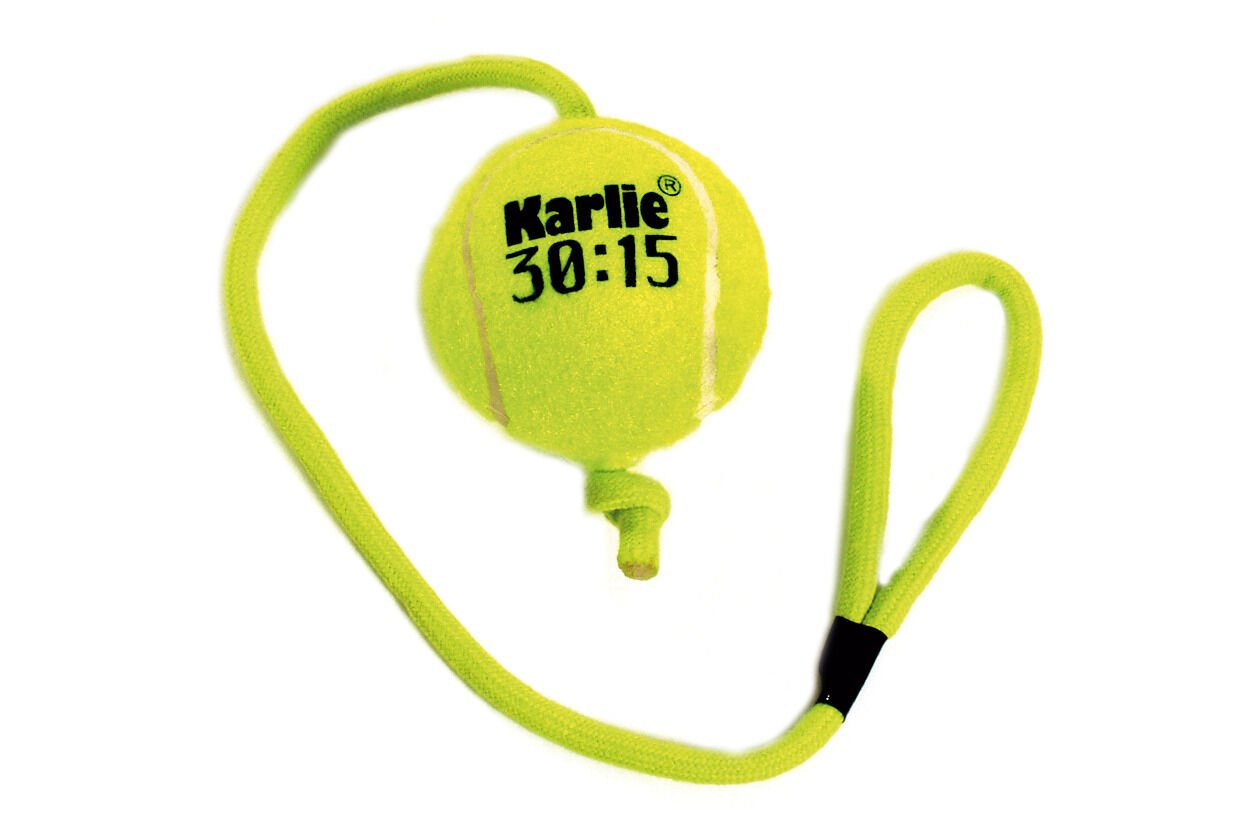 Karlıe İpli Tenis Topu 30 Cm Sarı