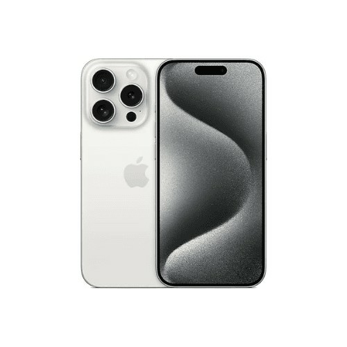 Yenilenmiş IPHONE 15 PRO 128GB -C Kalite- Beyaz Titanyum