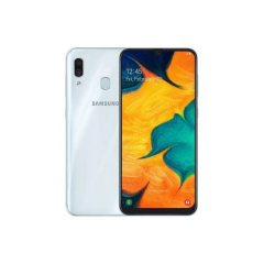 Yenilenmiş SAMSUNG GALAXY A30 64GB -B Kalite- Beyaz