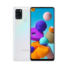 Yenilenmiş SAMSUNG GALAXY A21S 64GB -A Kalite- Beyaz