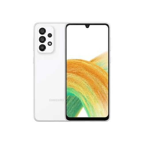 Yenilenmiş SAMSUNG GALAXY A33 128GB -C Kalite- Beyaz