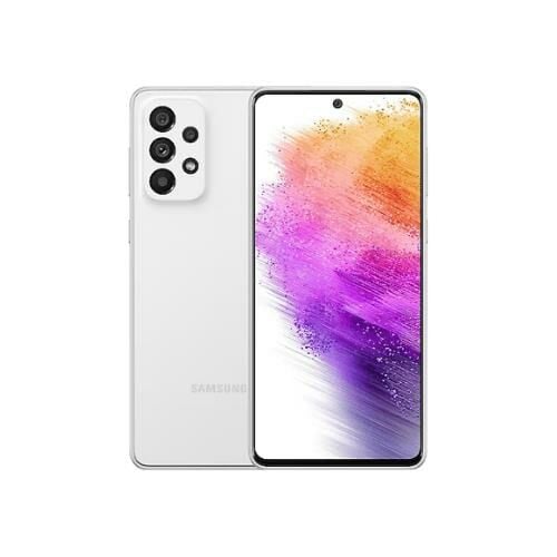 Yenilenmiş SAMSUNG GALAXY A73 128GB -B Kalite- Beyaz