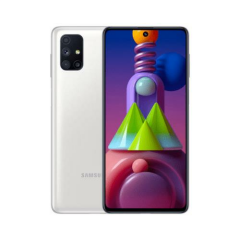 Yenilenmiş SAMSUNG GALAXY M51 128GB -A Kalite- Beyaz