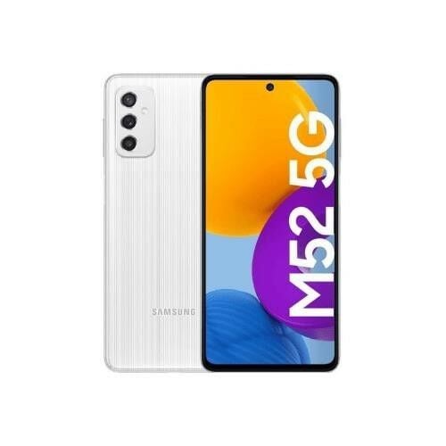 Yenilenmiş SAMSUNG GALAXY M52 128GB -D Kalite- Beyaz