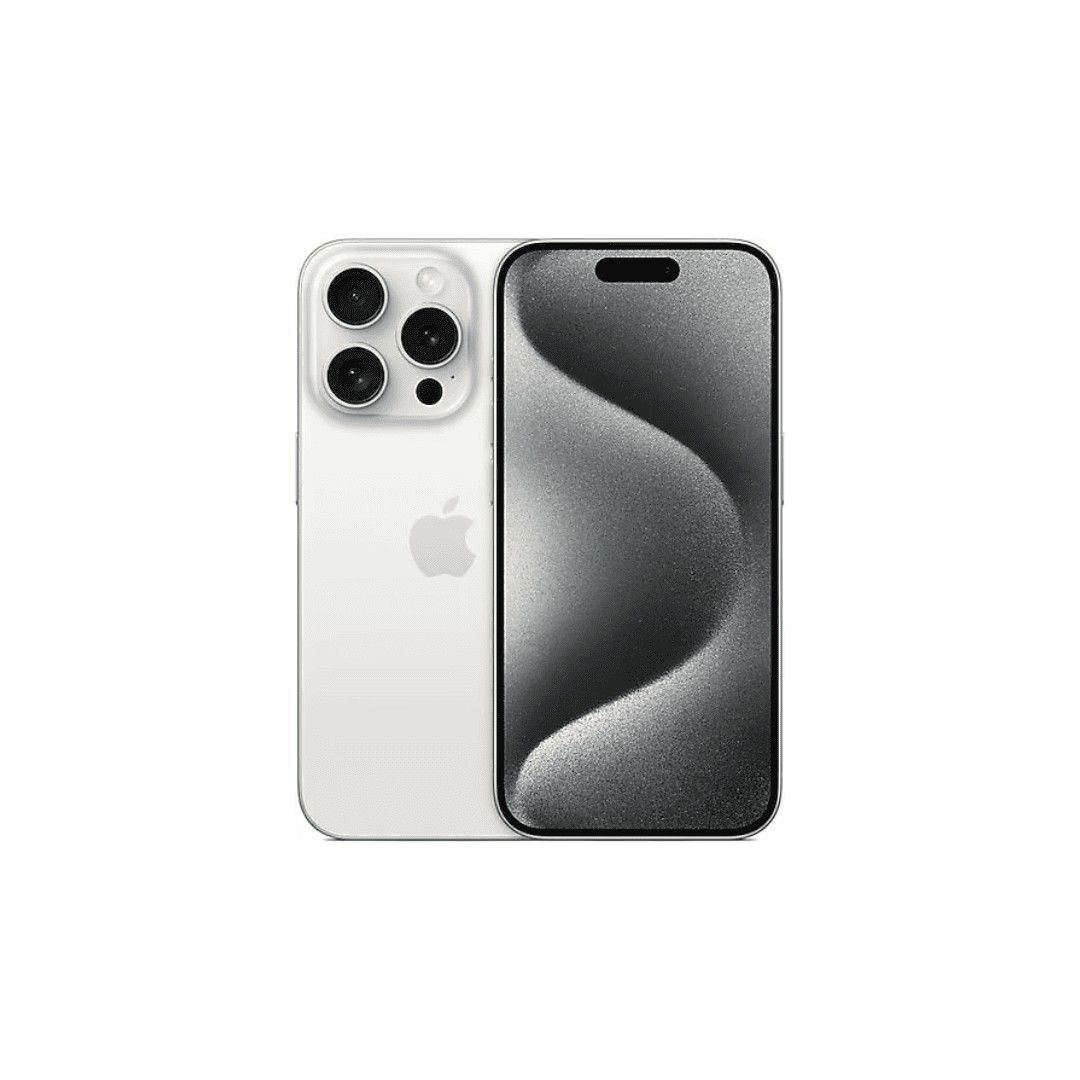 Yenilenmiş IPHONE 15 PRO 256GB -B Kalite- Beyaz Titanyum