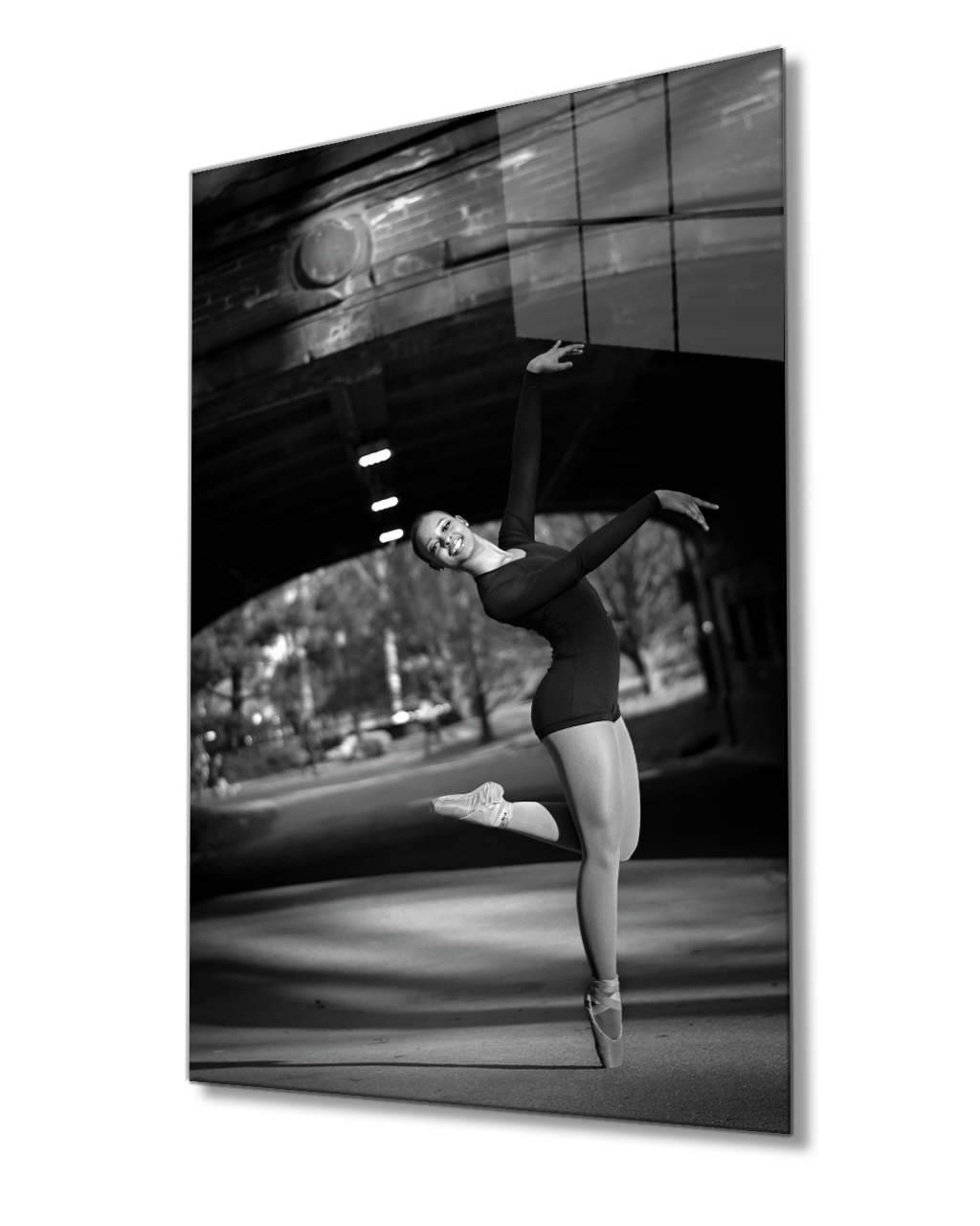 Balerin Cam Tablo  4mm Dayanıklı Temperli Cam Ballerina Glass Table 4mm Durable Tempered Glass Glass Wall Art