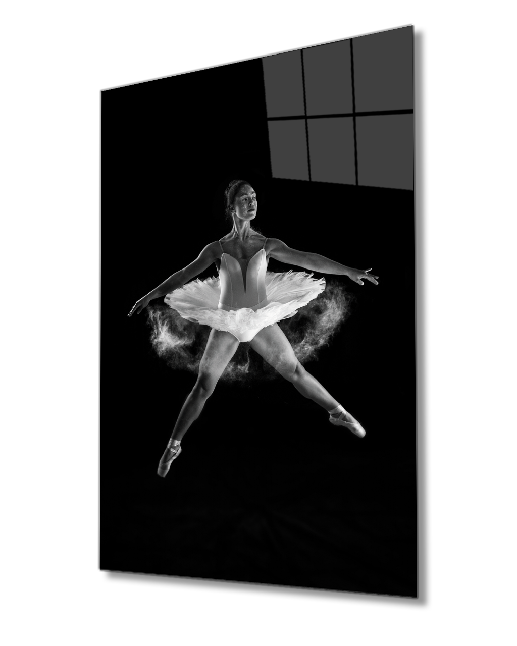 Balerin Cam Tablo  4mm Dayanıklı Temperli Cam Ballerina Glass Table 4mm Durable Tempered Glass Glass Wall Art