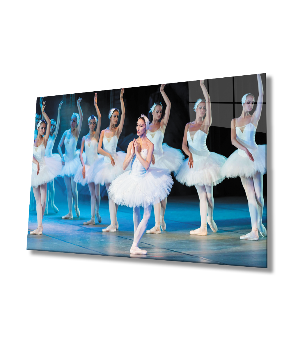 Balerin Cam Tablo  4mm Dayanıklı Temperli Cam Ballerina Glass Table 4mm Durable Tempered Glass Glass Wall Art