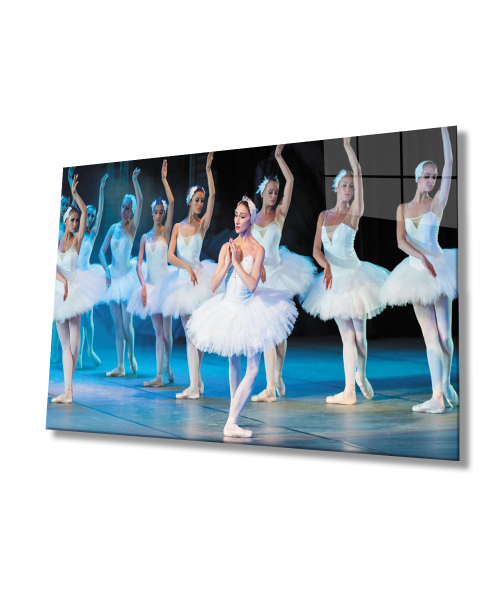 Balerin Cam Tablo  4mm Dayanıklı Temperli Cam Ballerina Glass Table 4mm Durable Tempered Glass Glass Wall Art