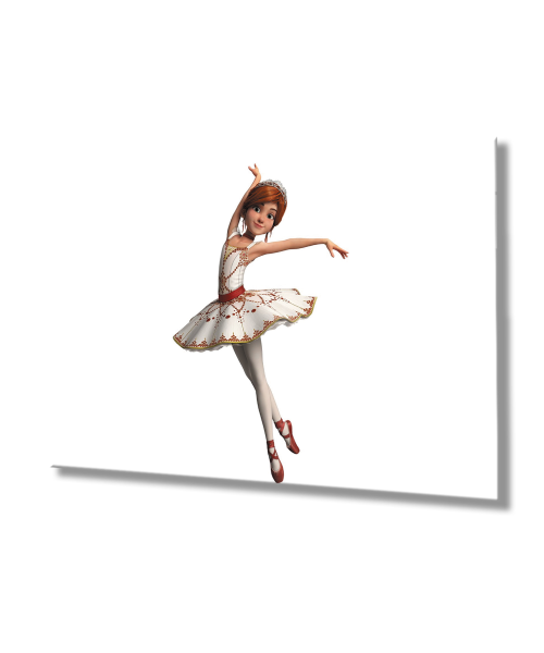 Balerin Cam Tablo  4mm Dayanıklı Temperli Cam Ballerina Glass Table 4mm Durable Tempered Glass Glass Wall  Art