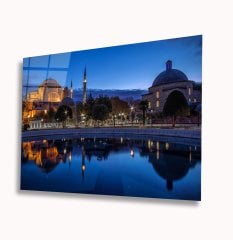 Ayasofya Cami Cam Tablo  4mm Dayanıklı Temperli Cam