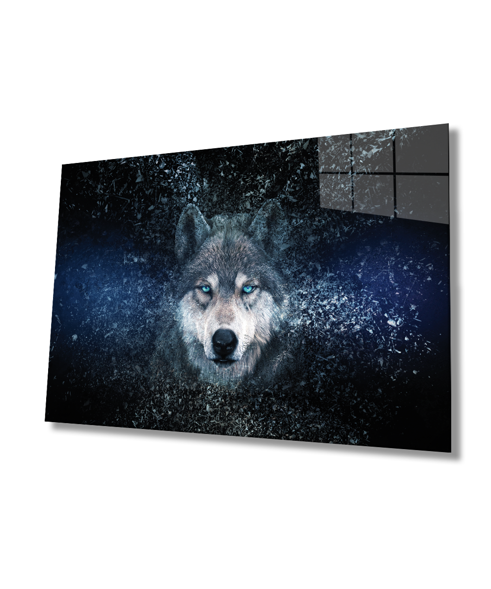 Kurt Köpeği Cam Tablo 4mm Dayanıklı Temperli Cam