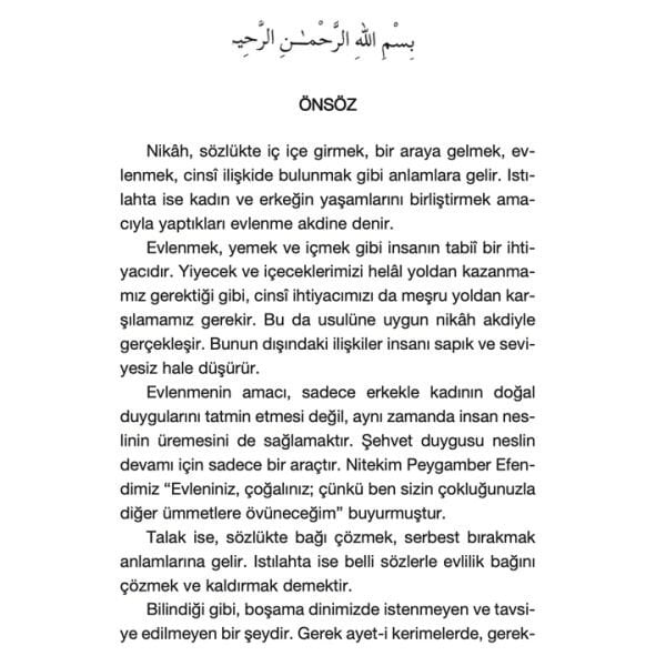 Nikah ve Boşanma | Hasip Asutay