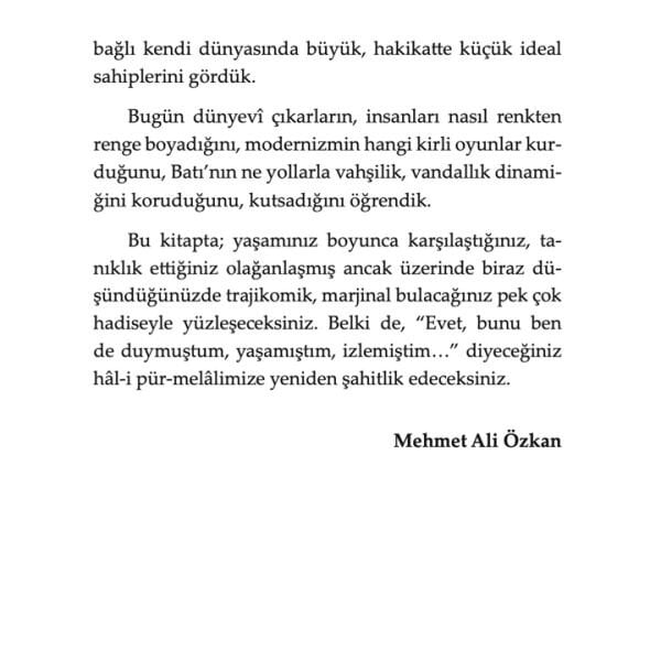 Yalan Tarih Üzerine Notlar | Mehmet Ali Özkan