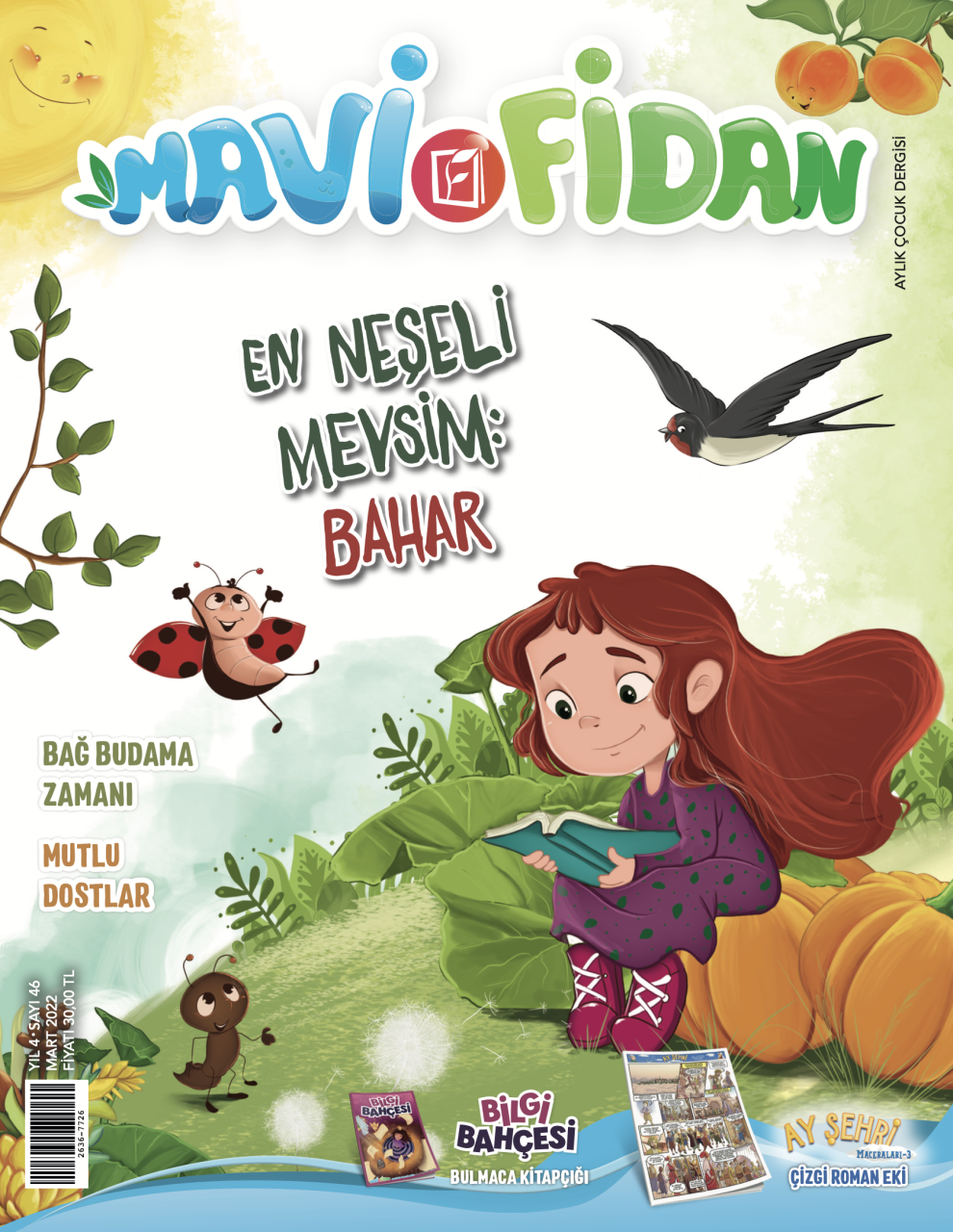 Mavi Fidan Aylık Çocuk Dergisi Sayı: 46 - Mart 2022