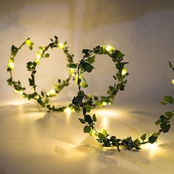 Dekoratif Yapay Yapraklı Peri Led 3 Metre Sarmaşık Ledli (Günışığı)