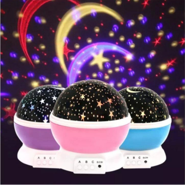 Renkli Ve Dönen Star Master Projeksiyon Gece Lambası