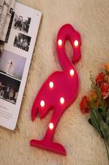 Dekoratif Led Flamingo Gece Lambası Masa Duvar Gece Aydınlatma Lambası