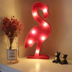 Dekoratif Led Flamingo Gece Lambası Masa Duvar Gece Aydınlatma Lambası