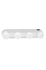 Taşınabilir 4 Led Ampul Parlak Stüdyo Makyaj Işığı Banyo Işığı