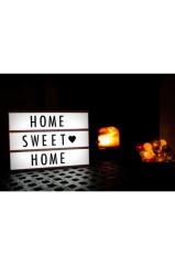 A5 Boy Işıklı Harfli Dekoratif Led Mesaj Pano Lightbox