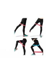 5 Li Farklı Dirençte Aerobik Bandı Pilates Squat Çalışma Lastiği