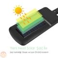 Solar Güneş Enerjili Bahçe Aydınlatması Sokak Lambası Hareket Sensörlü 6 Gözlü BüyükBoy