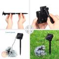 50 Ledli 8 Modlu Solar Çiçekli RGB Bayçe Aydınlatma Dekorasyon Güneş Enerjili