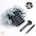 50 Ledli 8 Modlu Solar Çiçekli RGB Bayçe Aydınlatma Dekorasyon Güneş Enerjili